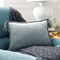 Tiwari Home 19" Sage Green Solid Rectangular Throw Pillow Cover with Tassels